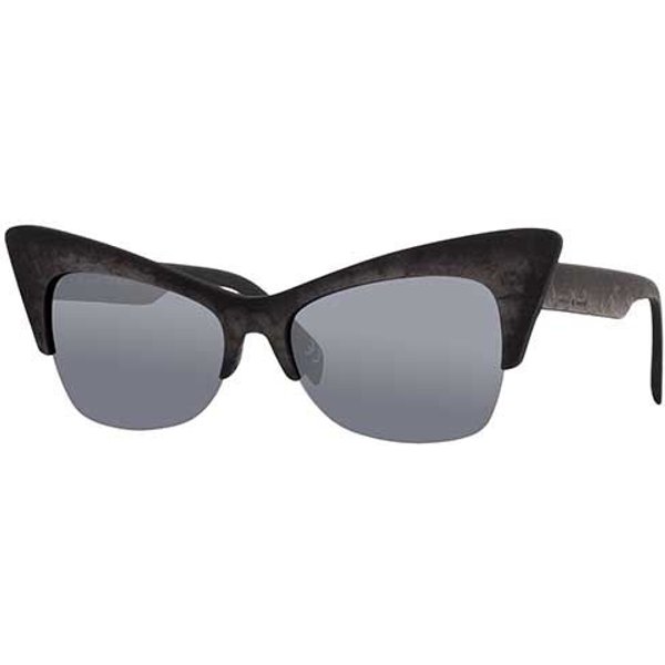 Italia Independent II 0908 071.009 Women’s Sunglasses Black Size 52