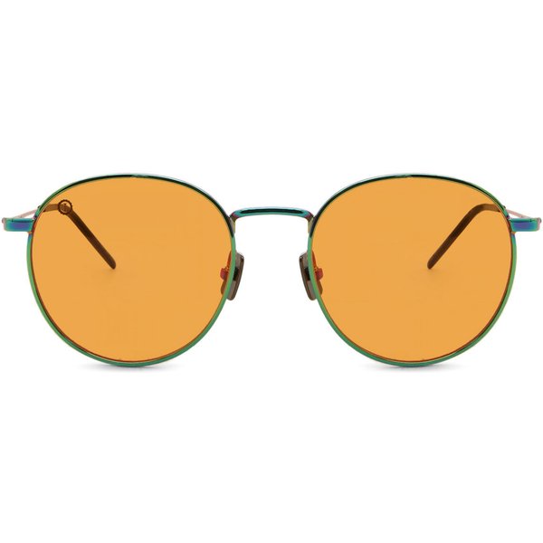 Italia Independent II 0305 149.052 Men's Sunglasses Green Size 50