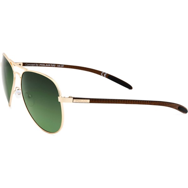 Polar CARBON FIBER 01 430 Men's Sunglasses Gold Size 60