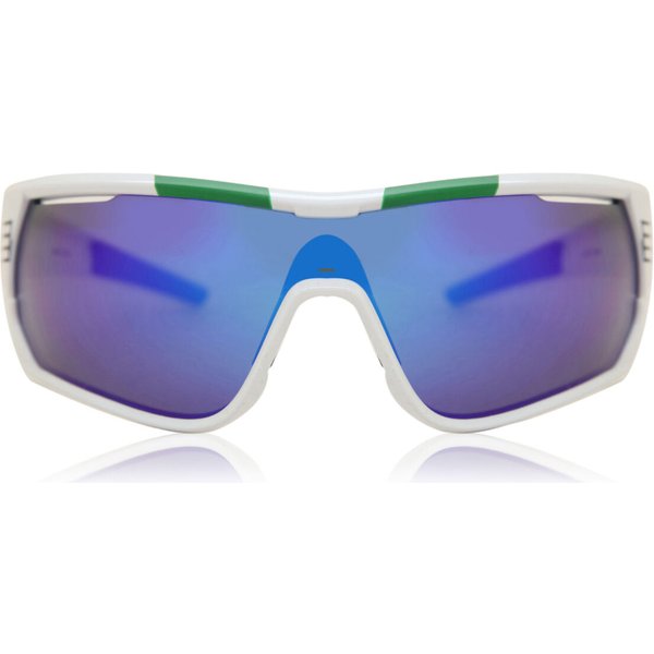 Salice 016 ITA BIANCO/RW BLU Men's Sunglasses White Size Standard