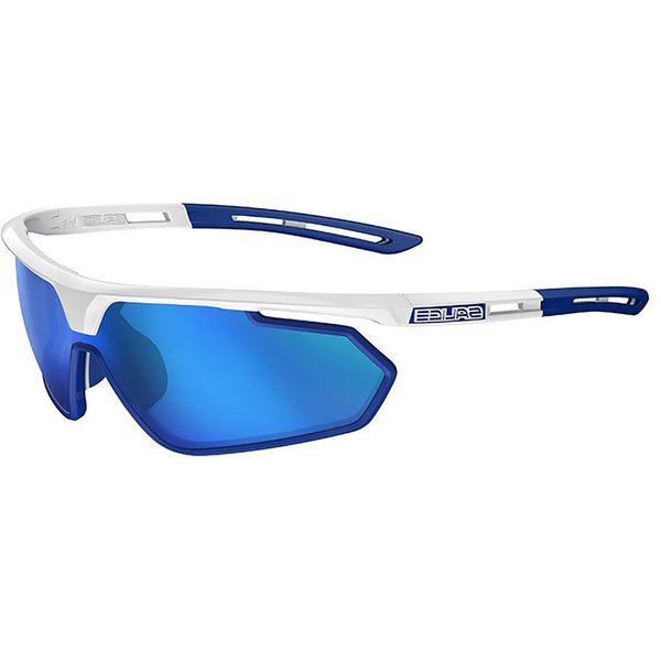 Salice 018 RWP BIANCO/RW BLU Men's Sunglasses White Size Standard