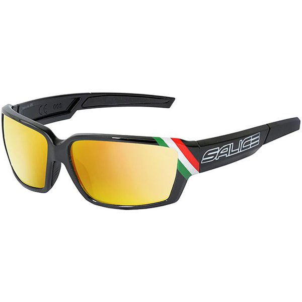 Salice 008 ITA CRX NERO/CRX BRONZO Men's Sunglasses Black Size Standard