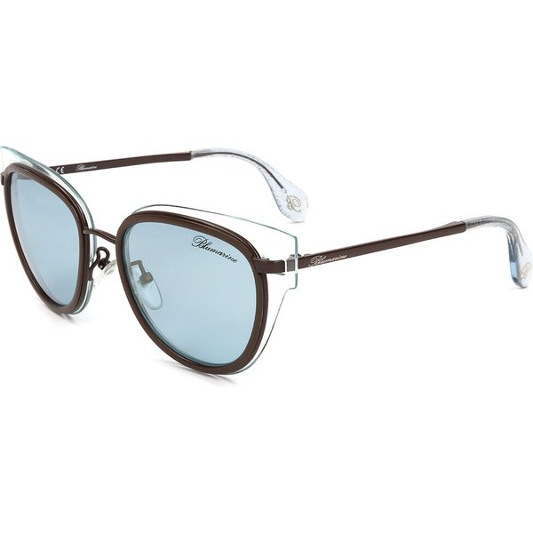 Blumarine SBM102 7U2G Men's Sunglasses Brown Size 51