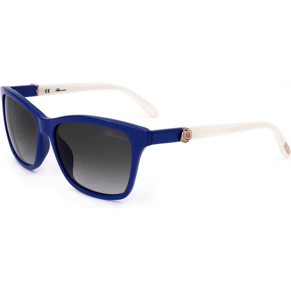 Blumarine SBM651 0D82 Men's Sunglasses Blue Size 55