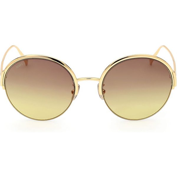 TODS TO0359 30F Women’s Sunglasses Gold Size 56