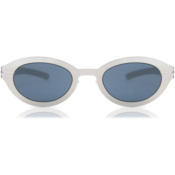 Ic! Berlin Neon Chome Men's Sunglasses Grey Size 47