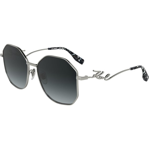Karl Lagerfeld KL358S N 040 Women’s Sunglasses Silver Size 57