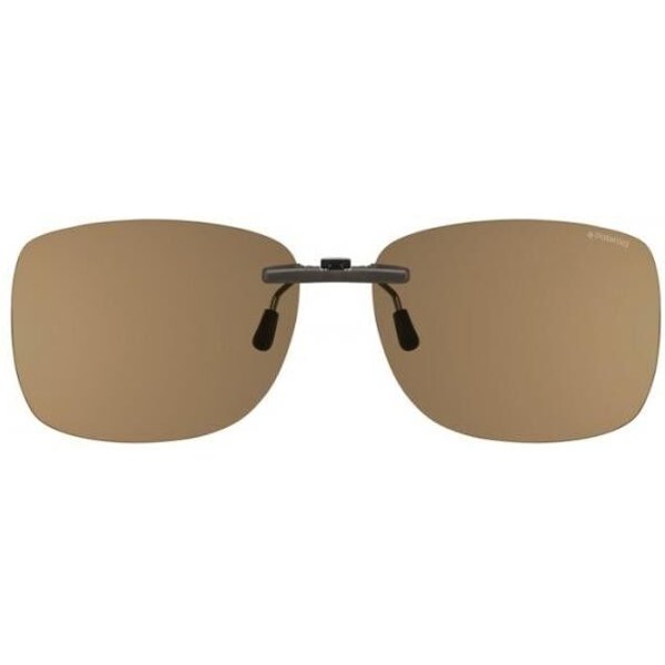 Polaroid PLD 1002/C-ON Clip-On Only Polarized UPW/IG Men's Sunglasses Brown Size 59