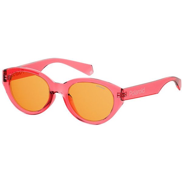 ポラロイド Polaroid PLD 6051/G/S アジアフィット Polarized 35J/HE メガネ フレーム - 女性用 - 赤