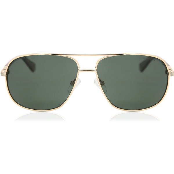 Polaroid PLD 2074/S/X Polarized J5G/UC Men's Sunglasses Gold Size 60