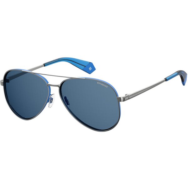 ポラロイド Polaroid PLD 6069/S/X Polarized V84/C3 メガネ フレーム - 女性用 - 青