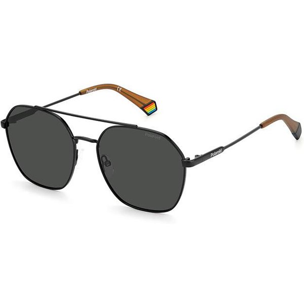 Polaroid PLD 6172/S 807/M9 Men's Sunglasses Black Size 57