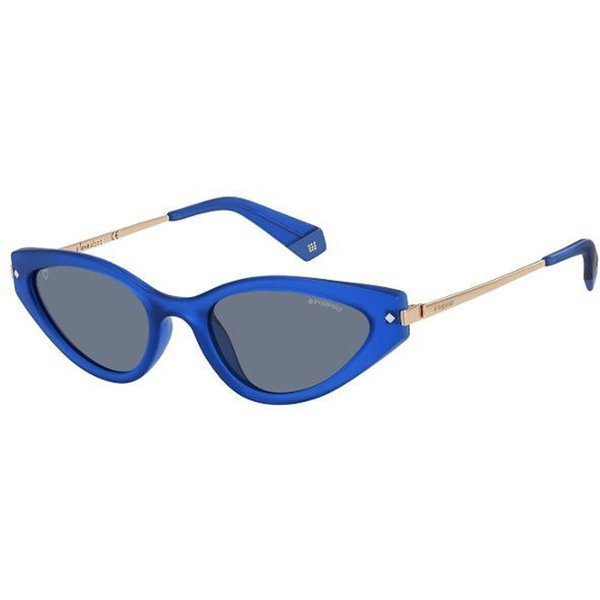 Polaroid PLD 4074/S/LI Polarized 0UJY/C3 Women’s Sunglasses Blue Size 53