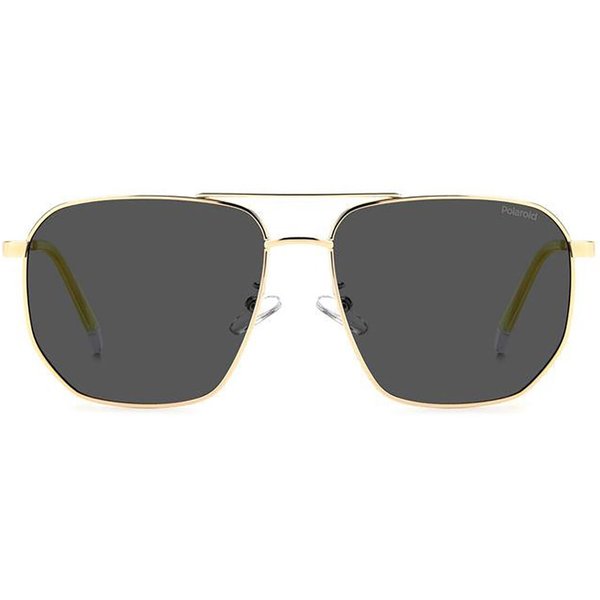 ポラロイド Polaroid PLD 4141/G/S/X アジアフィット Polarized 2F7/M9 メガネ フレーム - 男性用 - 金色