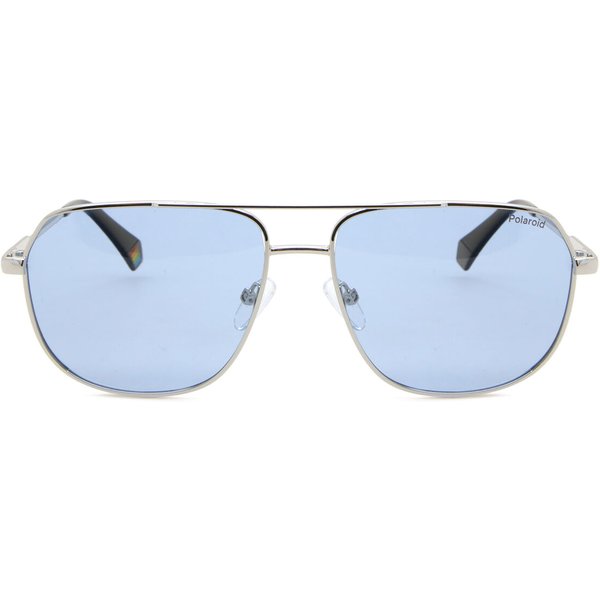 ポラロイド Polaroid PLD 6195/S/X Polarized 010/C3 メガネ フレーム - 男性用 - Silver