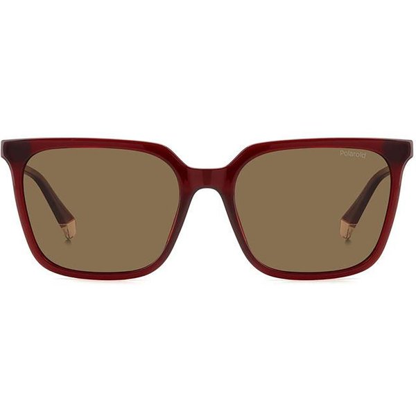 Polaroid PLD 4163/S Polarized LHF/SP Women’s Sunglasses Burgundy Size 55