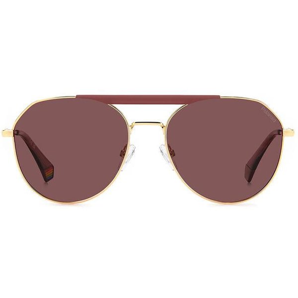 ポラロイド Polaroid PLD 6211/S/X Polarized S45/KL メガネ フレーム - 男性用 - 金色