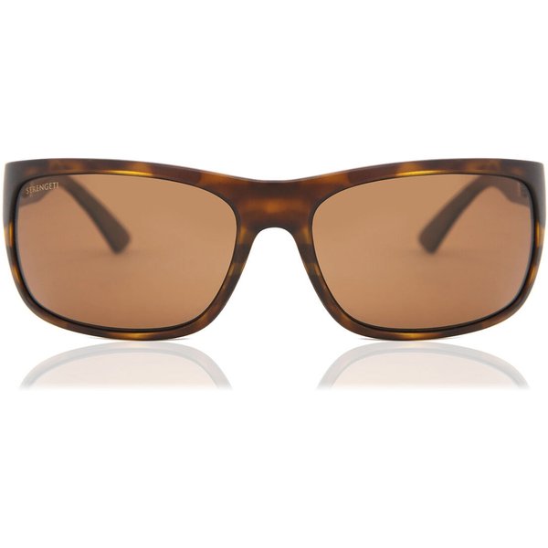 Serengeti Pistoia Polarized 8300 Men's Sunglasses Tortoiseshell Size 64