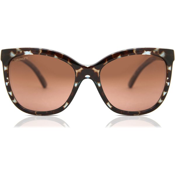 セレンゲティ Serengeti Agata Polarized 8777 メガネ フレーム - 男性用 - べっ甲shell