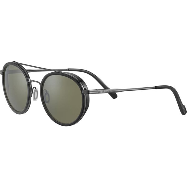 Serengeti Geary Polarized SS526001 Men's Sunglasses Black Size 52