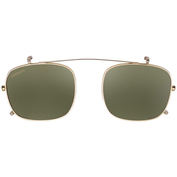 Serengeti Nelson Clip-On Only Polarized SS603003 Men's Sunglasses Gold Size 52