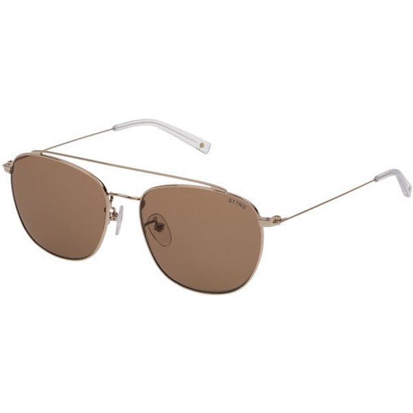 Sting SST192 0300 Men's Sunglasses Gold Size 54