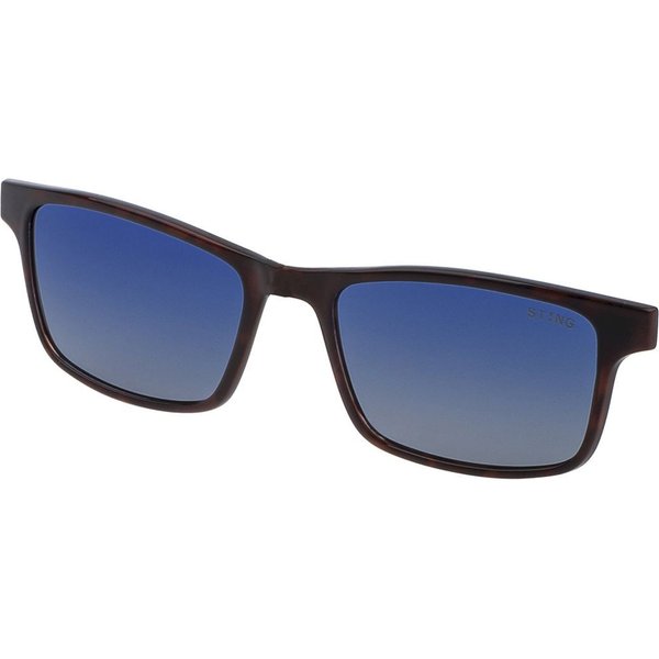 Sting AGSJ678 Clip-On Only Polarized 978P Men's Sunglasses Tortoiseshell Size 46