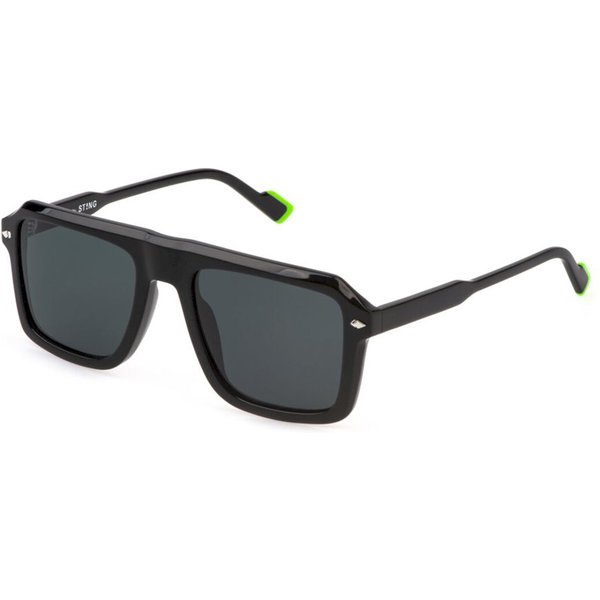 Sting SST519 0700 Men's Sunglasses Black Size 54