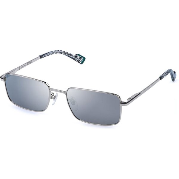 Sting SST580 K07X Men's Sunglasses Silver Size 57