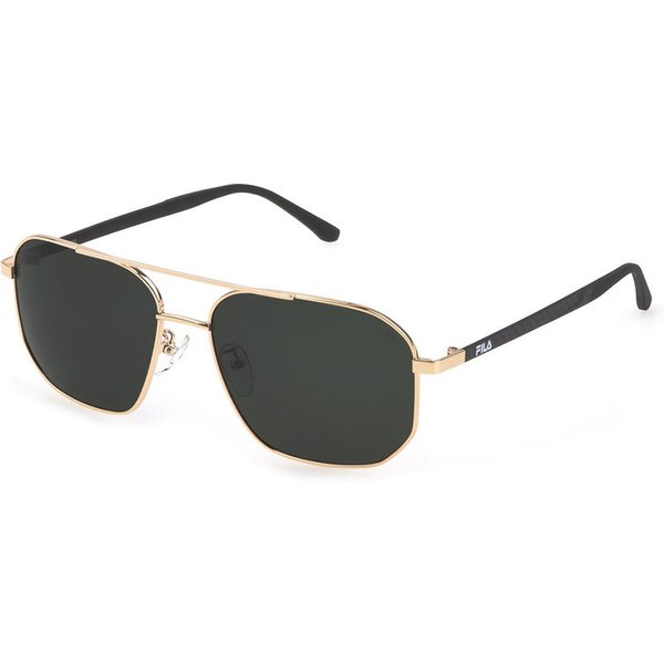 Fila SFI300V Polarized 300P Men's Sunglasses Gold Size 58