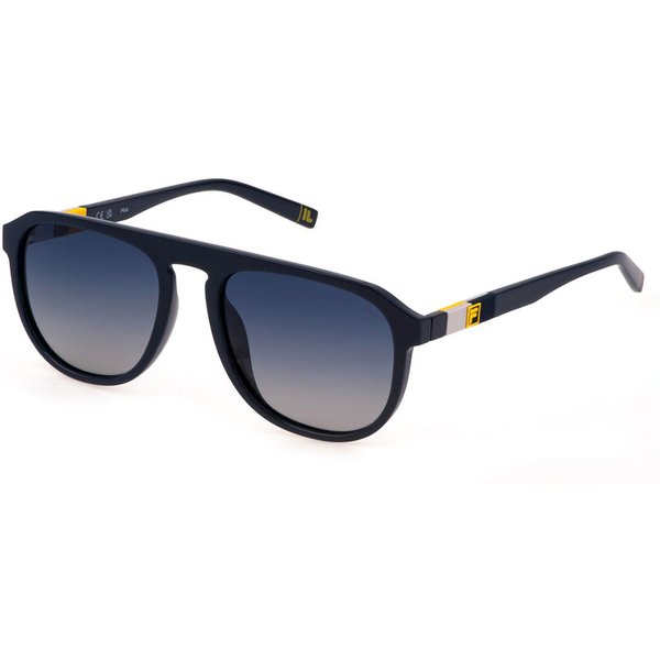 Fila SFI528 Polarized 6EMP Men's Sunglasses Blue Size 56
