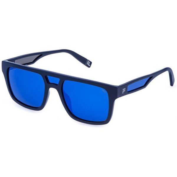 Fila SFIA13 C03P Men's Sunglasses Blue Size 55