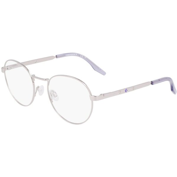 Converse CV1025 045 Men's Eyeglasses Silver Size 50 - Blue Light Block Available