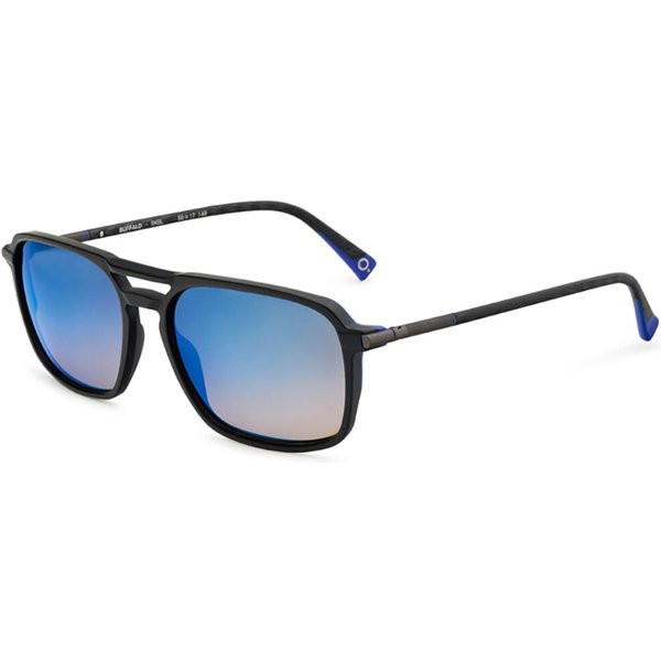 Etnia Barcelona Buffalo Polarized BKBL Men's Sunglasses Black Size 56