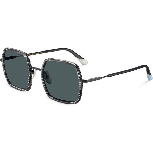 Etnia Barcelona Azahara Polarized BK Women’s Sunglasses Black Size 53