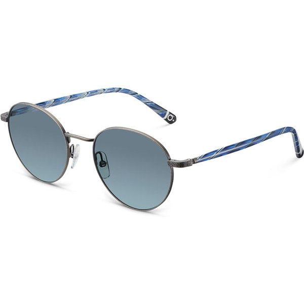Etnia Barcelona Illes Formigues Polarized SLBL Men's Sunglasses Silver Size 48