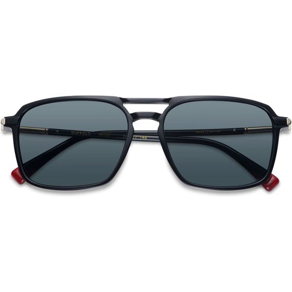 Etnia Barcelona Buffalo Polarized BKGD Men's Sunglasses Black Size 56