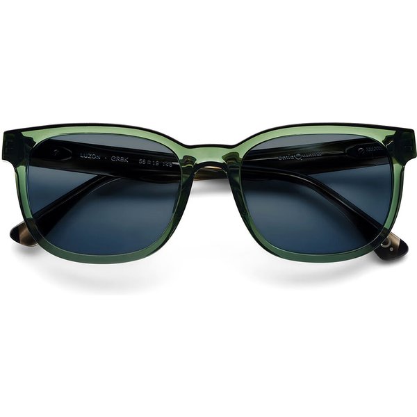 Etnia Barcelona Luzon Polarized GRBK Men's Sunglasses Green Size 55