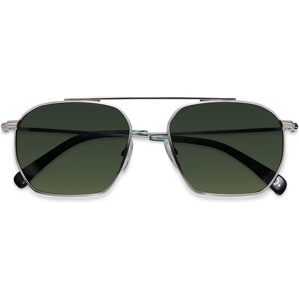 Etnia Barcelona Empuries Sun SLGR Men's Sunglasses Silver Size 55