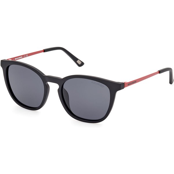 Skechers SE6283 Polarized 02D Men's Sunglasses Black Size 50