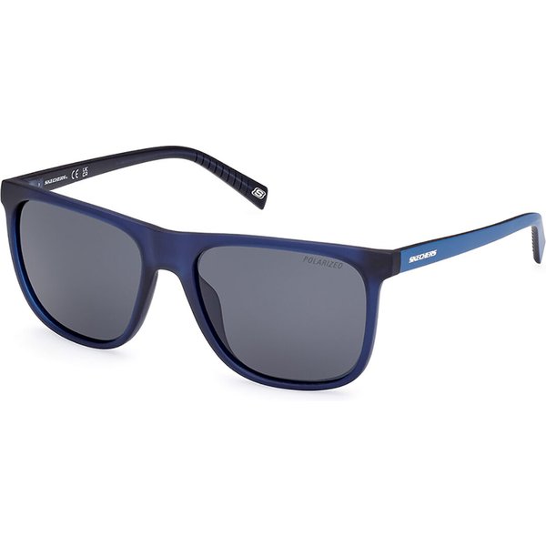 Skechers SE6290 Polarized 90D Men's Sunglasses Blue Size 56