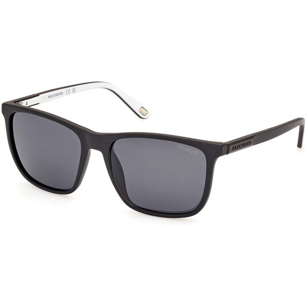 Skechers SE6362 Polarized 02D Men's Sunglasses Black Size 57