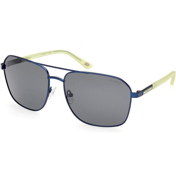 Skechers SE6366 Polarized 91D Men's Sunglasses Blue Size 65