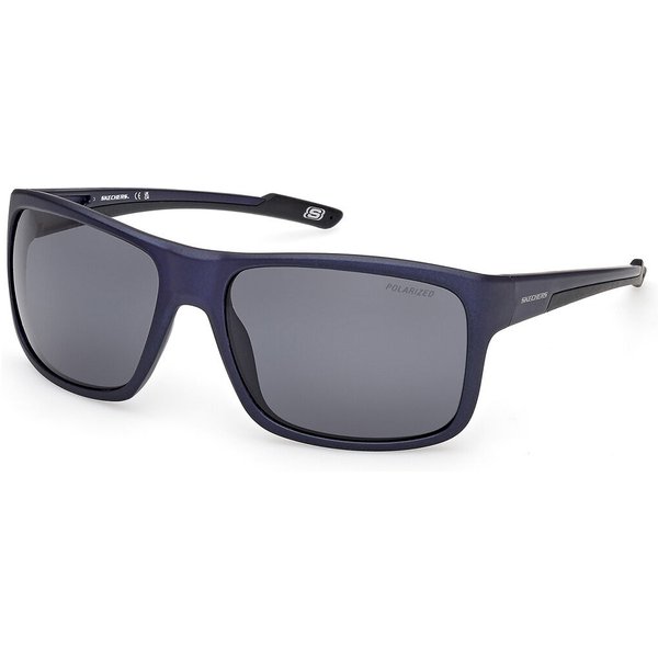 Skechers SE00159 Polarized 92D Men's Sunglasses Blue Size 62
