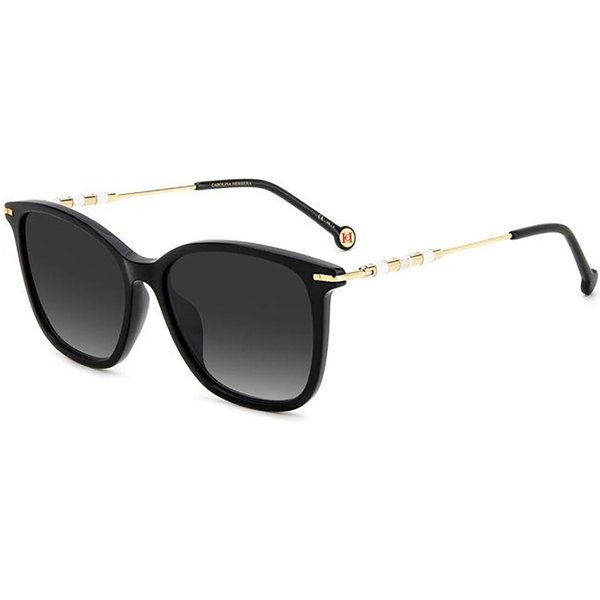 Carolina Herrera HER 0100/G/S 807/9O Women’s Sunglasses Black Size 56