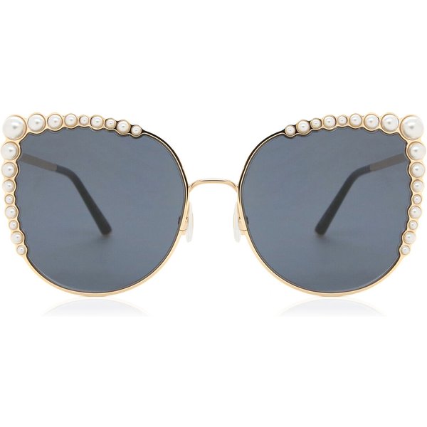 Carolina Herrera HER 0076/S 000/IR Women’s Sunglasses Gold Size 58