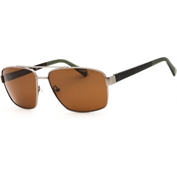 Kenneth Cole KC00054 Polarized 11H Men's Sunglasses Silver Size 59