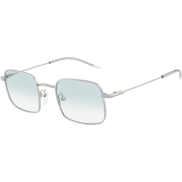 Armani Exchange AX2055S 60453F Women’s Sunglasses Silver Size 46