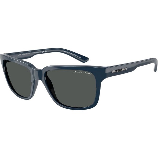 Armani Exchange AX4026S 840087 Men's Sunglasses Blue Size 56