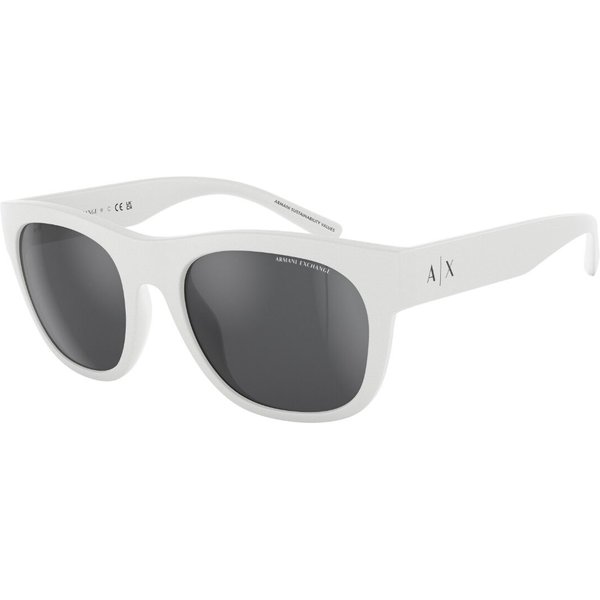 Armani Exchange AX4128SU 83156G Men's Sunglasses White Size 55